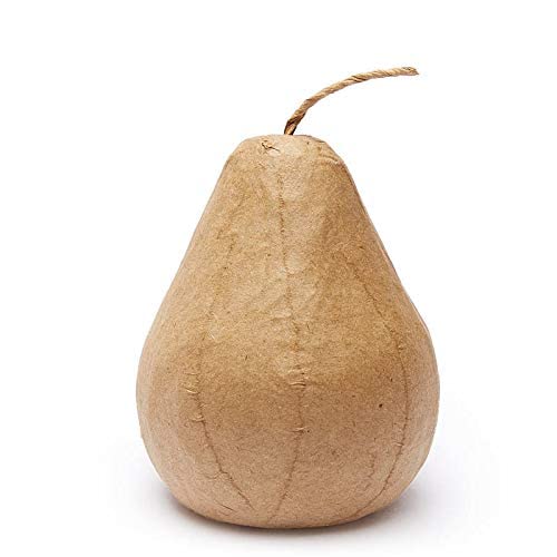 Factory Direct Craft Paper Mache Pears | 12 Pieces | Ready to Decorate