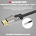 Monster M-Series Certified Premium HDMI Cable 2.0, Features 4K Ultra HD at 60Hz Refresh Rate, Duraflex Jacket, and Triple Layer Shielding, 22.5 Gbps - 9.8 ft, Speaker