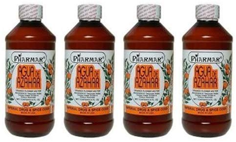 Agua De Azahar 8 Oz. Orange Flower-Blossom Water 4-Pack (8 oz. Each) by Pharmark