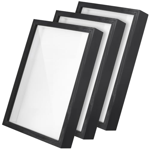 Cadre photo 3D A4 shadow box pour moulage argile polymère et objets