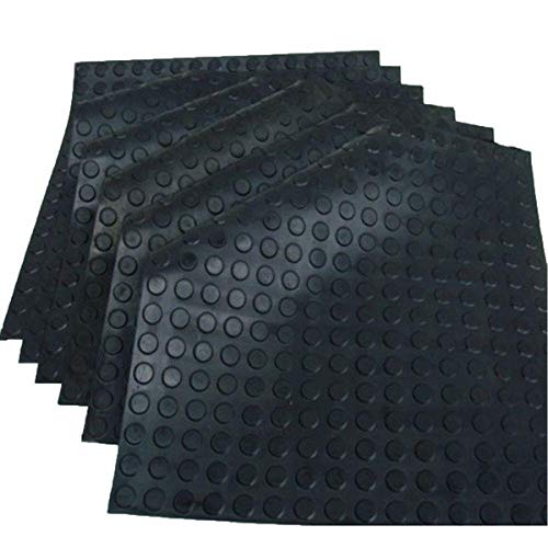 Piso Emborrachado Pastilhado 50x50 Academia Natural Fitness