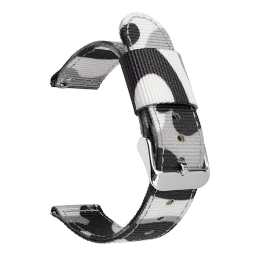 Bracelet montre nylon homme 22mm camouflage pour le sport et la randonnée