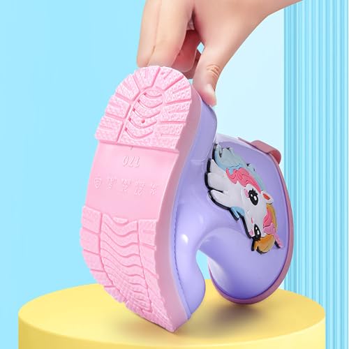 Mnplciea Rain Boots for Kids Girls & Boys Non-Slip Toddler Waterproof Boots Kids Outdoors Rubber Boots for All Seasons2