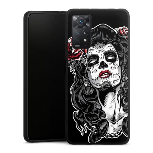Coque Xiaomi Redmi Note 11 Pro 4G silicone souple Rock tête de mort