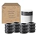Tommee Tippee Starter set Mangiapannolini Twist & Click con 12 Ricariche con Pellicola Antibatterica Multistrato, Bianco