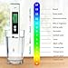 Upgraded PH TDS Meter Combo, Reliable for Drinking Water Hydroponics Aquarium Swimming Pool, High Accuracy Low Impedance PH PPM EC Temperature Digital Backlit Water Tester Kits