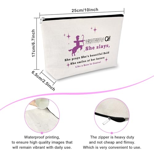 Sagittarius Gifts for Women Birthday Gifts for Sagittarius Girls Sagittarius Makeup Bag Astrology Gifts Zodiac Gifts for Her Mom Sister Friends Cosmetic Bag Friendship Graduation Christmas Gift2