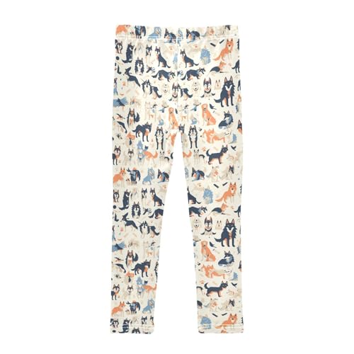 KLL Pet Dogs Toddler Baby Girl Cotton Leggings Fashion High Waisted Pants Sports2