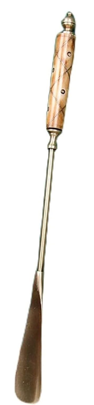 Calzador, Calzador de metal, Calzador largo, Calzador, Calzador, Calzador de 16,5 pulgadas, Calzador de mango largo, Calzador de metal for personas mayores con dolor de espalda