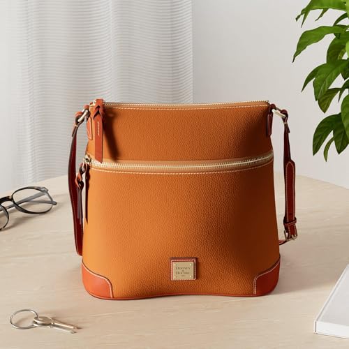 Image of Dooney & Bourke Womens Crossbody, Large Leather Handbag with Shoulder Strap