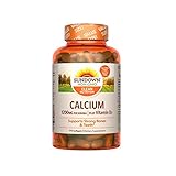 Sundown Calcium 1200mg with Vitamin D3 25mcg Softgels for Immune Support, Non-GMO Dairy-Free, Gluten-Free, 170 Count