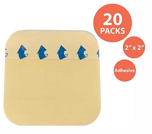 AD Surgical | Sterile Hydrocolloid Adhesive Dressing | Thin. No Border | 2"