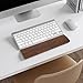 Tressify 11.8 in Walnut Wood Palm Rest, Ergonomic Wrist Support for 60% Keyboard, Natural Wood, Hand-Polished, Solid Construction