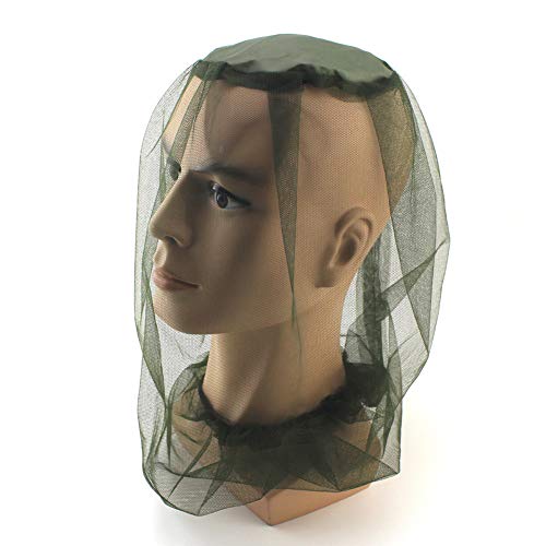 tyrrdtrd Cubierta de protección facial unisex para exteriores, antimosquitos, moscas, insectos, red de malla, pesca, camping, herramienta de protección