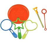 Gran herramienta para soplar burbujas. Trae más diversión para los niños. También es un gran regalo para niños. Ligero para transporte portátil.