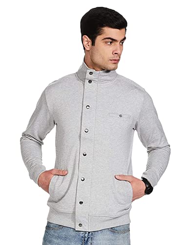 Image of Zuperb Men's Fleece Solid Regular Jacket