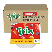 Trix 25% أقل من حبوب باك ذات وعاء السكر، 96 عدد