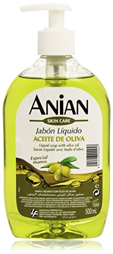 Anian Aceite Oliva Jabon Liquido Manos, Neutro, 500 Ml Cover