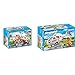 PLAYMOBIL City Life Playset, Ambulancia con Luces, Multicolor (70049) + City Life Helicóptero De Rescate, Multicolor (70048)