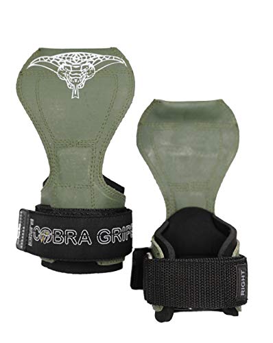Image of Cobra Grips Weight Lifting Gloves with Adjustable Neoprene Padded Wrist Wraps - Heavy Duty Alternative to Power Lifting Hooks for Deadlifts