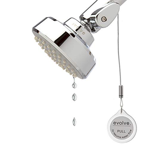 Evolve Multifunction Shower Head + Showerstart Tsv – Water And Energy Savings Without Sacrifice, Model: Ev3021-Cp150-Sb #TOP3