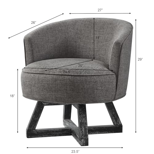 Sillón Plegable Lino Gris Oscuro miniatura 2