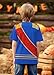 Child Boys Girls Halloween Cute Prince Shirt Fashion Crew Neck Top Blue Royal 7-8 Years