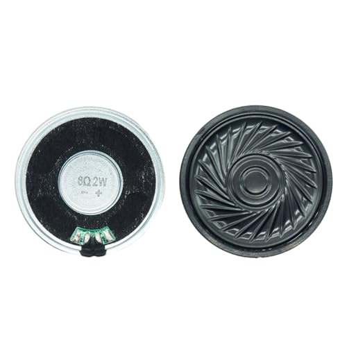 2W 40mm Horns Diameter 8Ohm Internal Small Magnet Horn Loudspeaker Set for Auditory Projects 2PCS