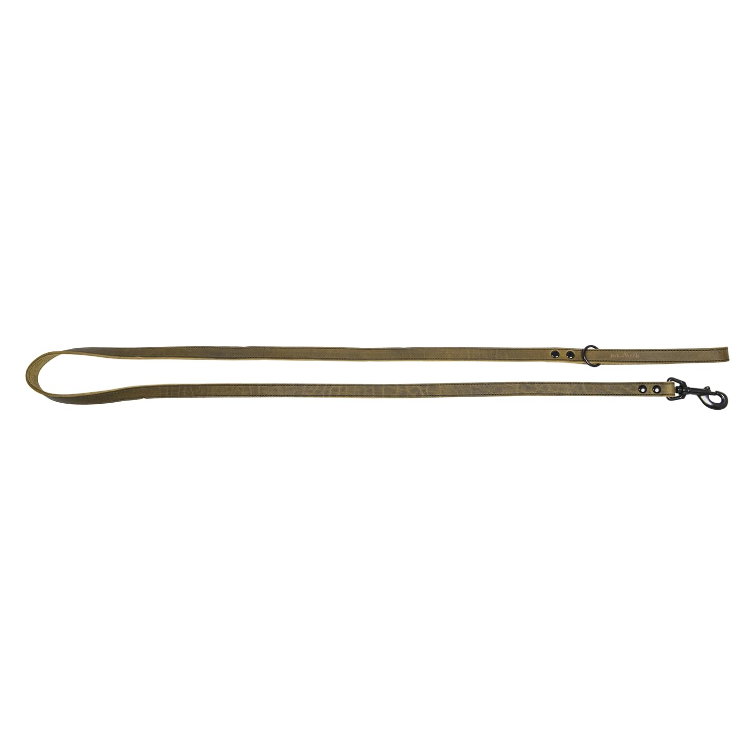 JACK AND VANILLA, Long Dog Lead, Black Label Model, Green, Size 18 mm x 180 cm