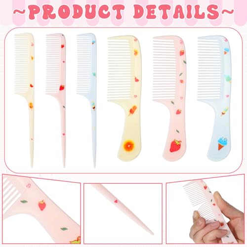 Set de 6 peines infantiles para cabello bebé miniatura 3