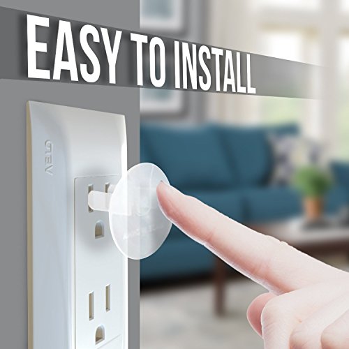 Ultra Clear Outlet Plug Covers - 32 Pack Electrical Protector Safety Caps Child Proof - Little Giggles #TOP1