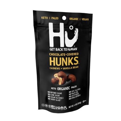 Hu Kitchen, Chocolate Covered Hunks Cashew Vanilla Bean Organic, 4 Ounce - image 4