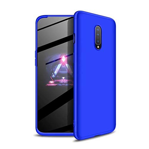 JINCHANGWU Compatible con Carcasa Funda para Oneplus 7 Forro Ultra-Delgado Anti-Arañazos No Incluido Protector De Patalla - Azul