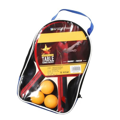 LEIDJGUN Juego profesional de tenis de mesa con 3 raquetas de ping-pong, fácil de usar