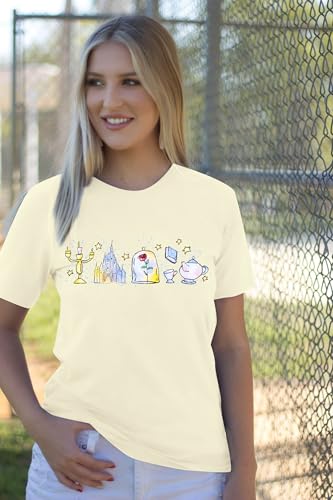 Magic Kingdom Shirt for Women Believe in The Magic T Shirt Fairy Story Tee Castle Graphic Short Sleeve Tops2