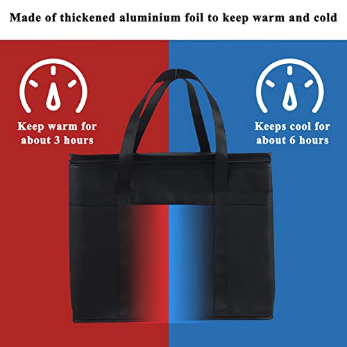 Borsa Termica Pieghevole, 35L Borsa per la Spesa