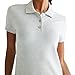 AEROPOSTALE Women's Aero Uniform Polo Short Sleeve Light Heather Grey