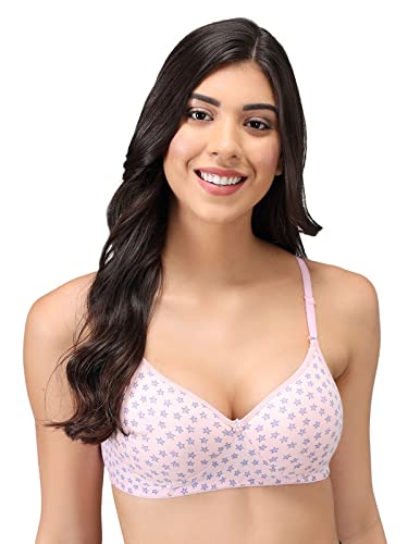 Image of Women's Cotton Lightly Padded Non-Wired T-Shirt Bra Pack of 2 (Reg HC-P2 Multicolor 30)