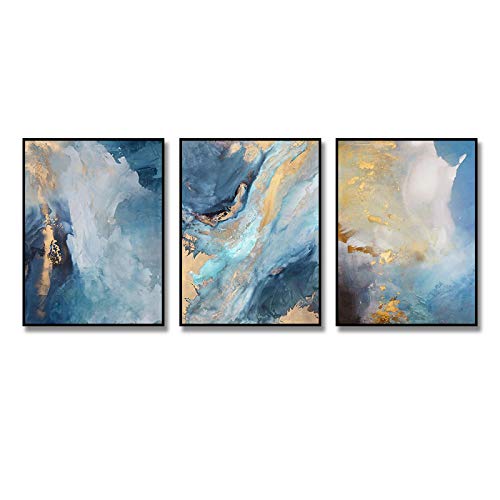 Impression or toile abstrait argent pour décoration murale haut de gamme