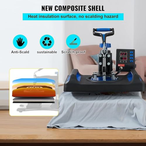 Máquina de planchado térmico de 360° para camiseta miniatura 3