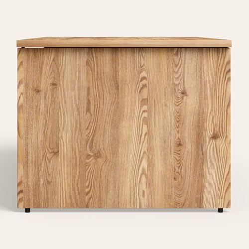 Image of Interio by Godrej Jaxon Compact Lift-Top Coffee Table with Hidden Storage, 1-Year Warranty, Remini Walnut