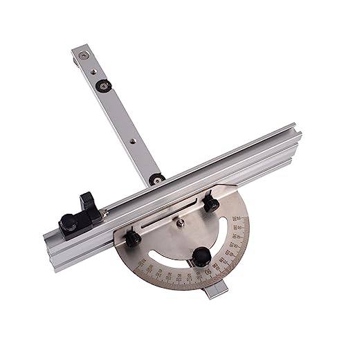 Image of CALANDIS Table Saw Miter Gauge Adjustable Aluminum High Accuracy Miter Saw Protractor 250Mm | 1 Miter Gauge