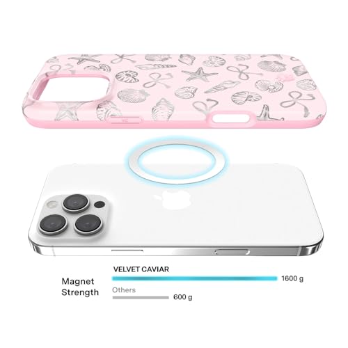 Coque pour iPhone 16 Pro compatible MagSafe antichoc étui été rose - 3