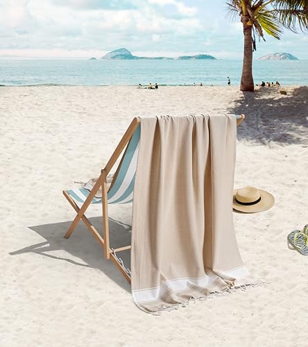 Lane Linen HMRCBEACH6PCTW-MULTI1 Beach Towel For Women, Turkish Beach Towels Set Of 6 thumb #7