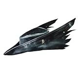 Bloodborne Hunter Distressed Black Leather Hat (Distressed Leather, Medium)