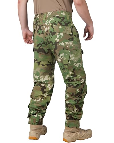 Men's Fleece Lined Tactical Pants Waterproof Hiking Pants Casual Thermal Cargo Pants Winter Insulated Work Pants2