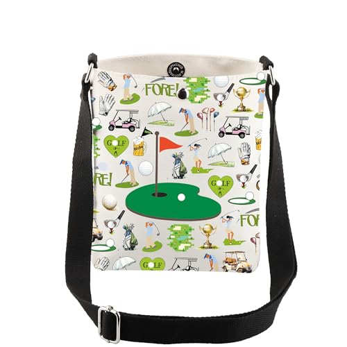 CMNIM Golf Gifts Best Golfer Ideas Golf Practice Training Crossbody Bag Golf Fan Club Gifts for Golfer Coworker Boss Coach