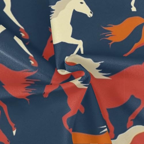Trajes de baño sin mangas con volantes y siluetas de caballos para niñas pequeñas 2