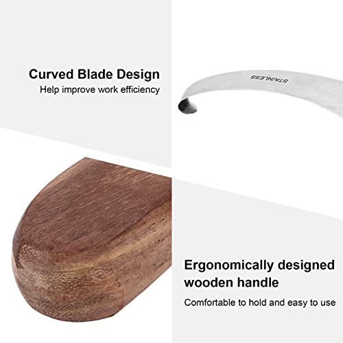 Faca De Casco, Ferramenta De Corte De Faca De Casco De Aço Carbono Para Uso Em Cavalos De Gado, Lâmi