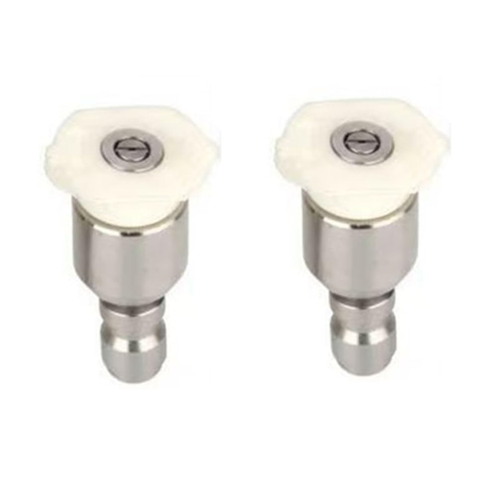 Pressure Washer Nozzle, 4-Piece Pressure Washer Nozzle Tips 0/15/25/40 Deg 1/4in QC 1.0-2.0mm ABS Stainless(40°,Hole Diameter 2.0mm (0.079in))